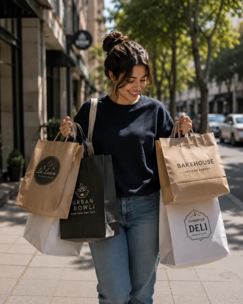 young customer with a Forsa order, street